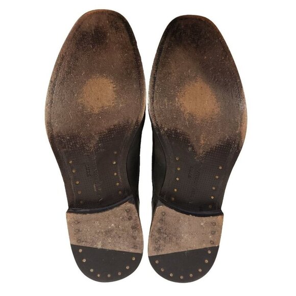 John Varvatos USA Luxe Cap Toe Derbys 8 41 Mens Leather Oxford Shoes - Picture 8 of 9